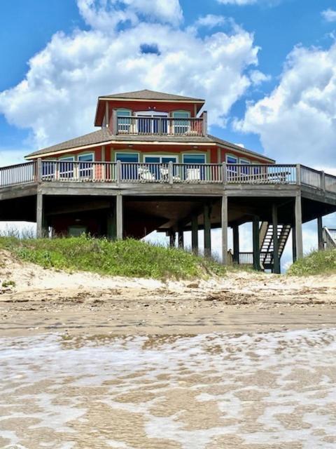 Stunning Beachfront 3 Bedroom Home, Coralmoonbeach Bolivar Peninsula Екстериор снимка
