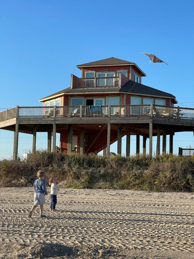 Stunning Beachfront 3 Bedroom Home, Coralmoonbeach Bolivar Peninsula Екстериор снимка